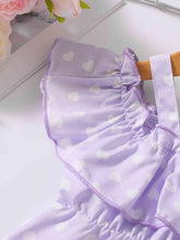Load image into Gallery viewer, Printed Frill Trim Ruffle Hem Dress