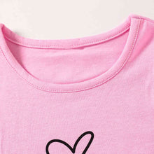 Load image into Gallery viewer, Girls Graphic Tank and Contrast Joggers Set