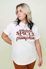 Load image into Gallery viewer, Whatever Spices Your Pumpkin Graphic Tee