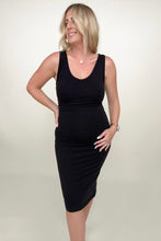 Load image into Gallery viewer, Zenana Cotton V-Neck Midi Tank Dress
