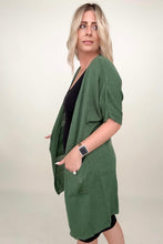 Load image into Gallery viewer, Shorts Sleeve Light Knit Dolman Cardigan