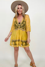 Load image into Gallery viewer, White Birch Half Sleeve Lace Cover up