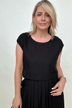 Load image into Gallery viewer, White Birch Sleeveless Linen Top And Skirt Set
