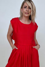 Load image into Gallery viewer, White Birch Sleeveless Linen Top And Skirt Set