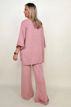 Load image into Gallery viewer, Umgee Wide Leg Pants Sweater Style