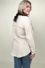 Load image into Gallery viewer, Zenana Gauze Split Neck Button Front Top