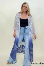Load image into Gallery viewer, Leto Ombre Bohemian Lace Kimono