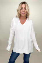 Load image into Gallery viewer, Zenana Front Seam Light Knit Sweater