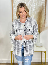 Load image into Gallery viewer, Loose Plaid Button Long-Sleeved Jacket With Pocket