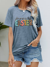Load image into Gallery viewer, HAPPY EASTER Graphic Round Neck Tee Shirt