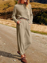 Load image into Gallery viewer, Knit Top and Joggers Set