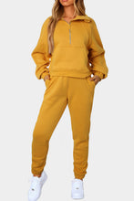 Load image into Gallery viewer, Half-Zip Sports Set with Pockets