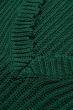 Load image into Gallery viewer, Green Tainted Love Cotton Distressed Sweater