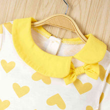 Load image into Gallery viewer, Heart Print Ruffle Hem Dress