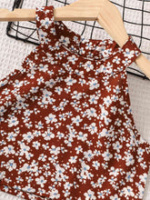 Load image into Gallery viewer, Floral Tank and Ruffle Hem Skirt Set