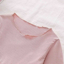 Load image into Gallery viewer, Girls Round Neck Ribbed Tulle Dress
