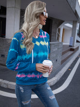 Load image into Gallery viewer, Tie Dye Raglan Sleeve Hoodie