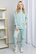Load image into Gallery viewer, Zenana Full Size Drawstring Drop Shoulder Hoodie and Joggers Set