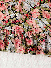 Load image into Gallery viewer, Floral Asymmetrical Neck Ruffled Dress