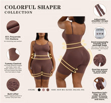 Load image into Gallery viewer, Solid Butt Lift Tummy Control Shaping Bodysuit