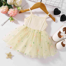 Load image into Gallery viewer, Embroidered Spaghetti Strap V-Neck Dress