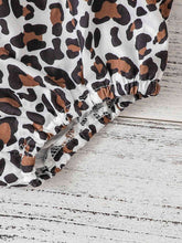 Load image into Gallery viewer, Round Neck Bodysuit and Leopard Bloomers Set