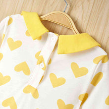 Load image into Gallery viewer, Heart Print Ruffle Hem Dress