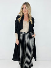 Load image into Gallery viewer, Jade By Jane Draped Front Long Body Jacket