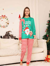 Load image into Gallery viewer, Full Size MERRY CHRISTMAS Top and Pants Set
