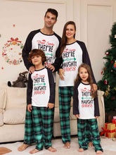 Load image into Gallery viewer, Full Size Graphic Top and Plaid Pants Set