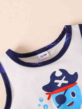 Load image into Gallery viewer, Octopus Graphic Tank and Shorts Set
