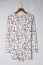 Load image into Gallery viewer, Leopard Long-Sleeve Open Front Cardigan