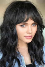 Load image into Gallery viewer, Mid-Length Wave Synthetic Wigs 12''
