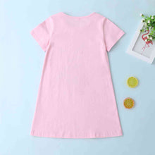 Load image into Gallery viewer, Round Neck Printed Short Sleeve Mini Dress