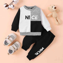 Load image into Gallery viewer, NICE Color Block Tee and Pants Set