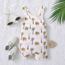 Load image into Gallery viewer, Kids Botanical Print Overalls