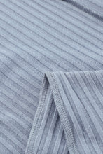 Load image into Gallery viewer, Cropped Tee And Wide Legs Pants Ribbed Knit Lounge Set