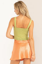 Load image into Gallery viewer, HYFVE Slit Ribbed Tank in Pale Olive