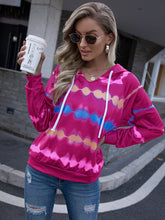Load image into Gallery viewer, Tie Dye Raglan Sleeve Hoodie