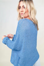 Load image into Gallery viewer, Petal Dew Round Neck Light Knit Sweater