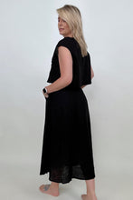 Load image into Gallery viewer, White Birch Sleeveless Linen Top And Skirt Set