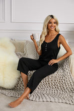 Load image into Gallery viewer, Pocketed Thermal Sleeveless Jumpsuit