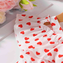 Load image into Gallery viewer, Printed Frill Trim Ruffle Hem Dress