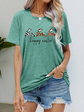 Load image into Gallery viewer, HOPPY EASTER Bunny Graphic Tee Shirt
