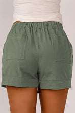 Load image into Gallery viewer, Green Strive Pocketed Tencel Shorts