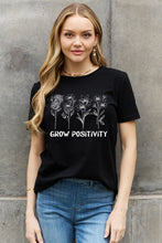 Load image into Gallery viewer, Simply Love GROW POSITIVITY Graphic Cotton Tee