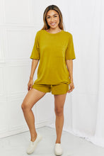 Load image into Gallery viewer, Zenana In The Moment Full Size Lounge Set in Olive Mustard