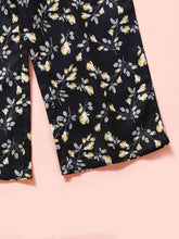 Load image into Gallery viewer, Girls Floral Cutout Jumpsuit