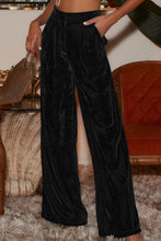 Load image into Gallery viewer, Double Take Loose Fit High Waist Long Pants with Pockets