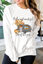 Load image into Gallery viewer, Wonderful Fall Vibe Graphic Pullover Sweatshirt